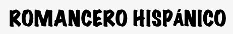 Logotipo de Romancero hispánico